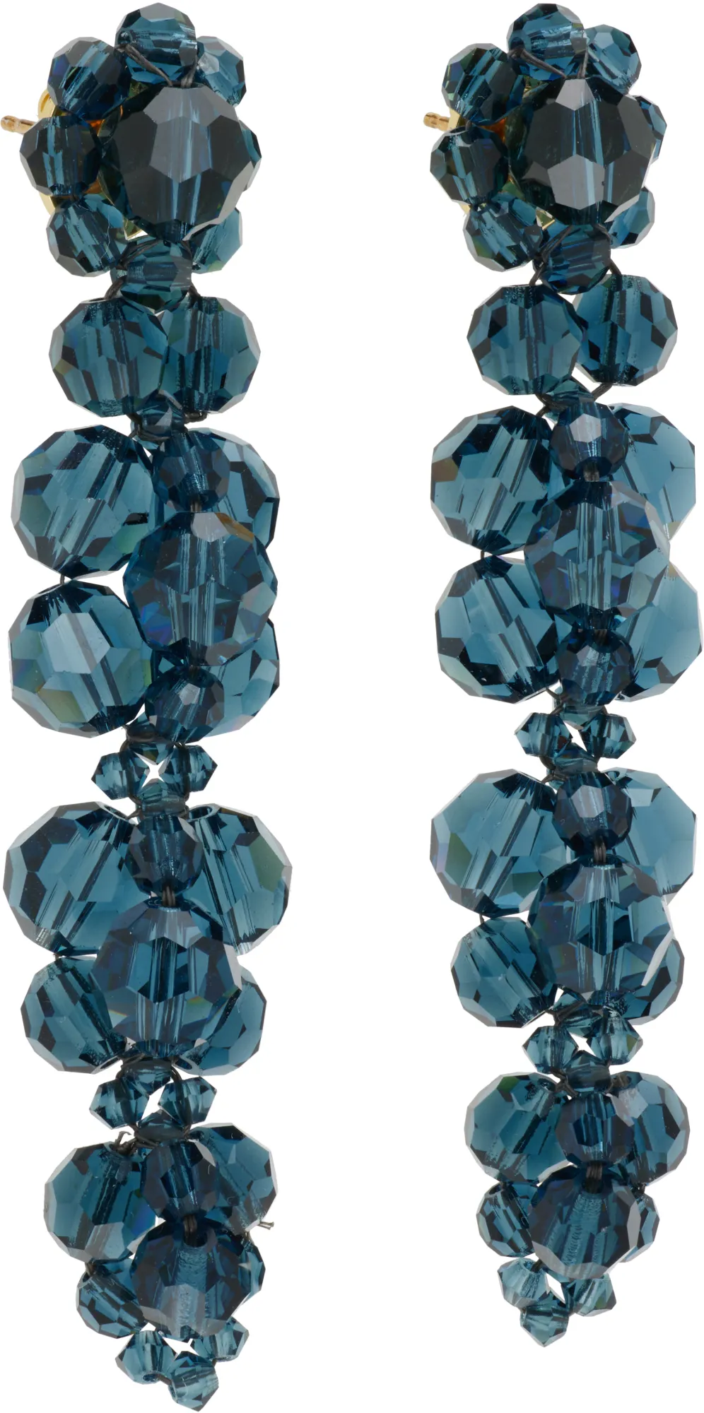 Cluster Drip Crystal Earrings