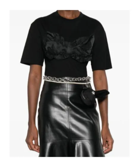 Ruffle Panel T-Shirt