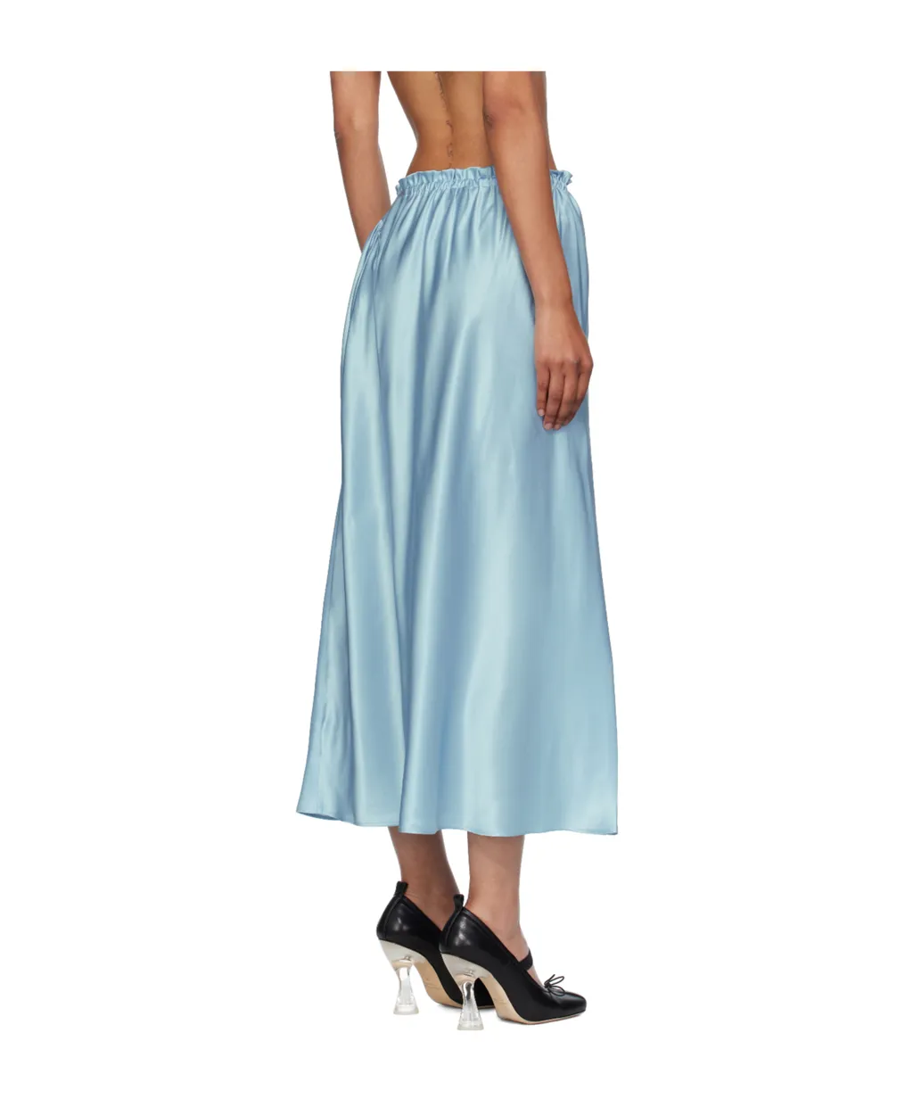 Single Hip Detail Easy Skirt