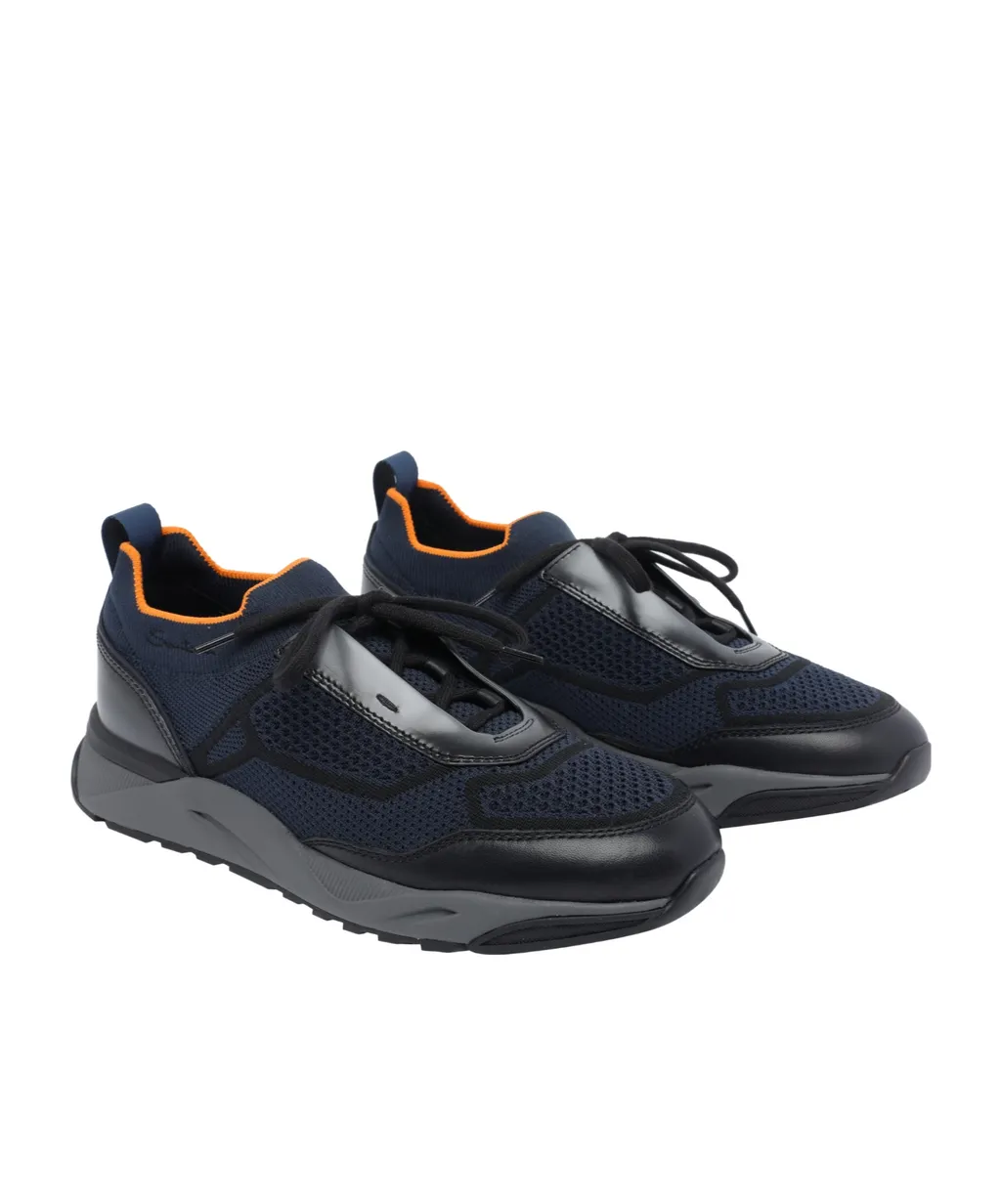 Round Toe Lace-Up Sneakers