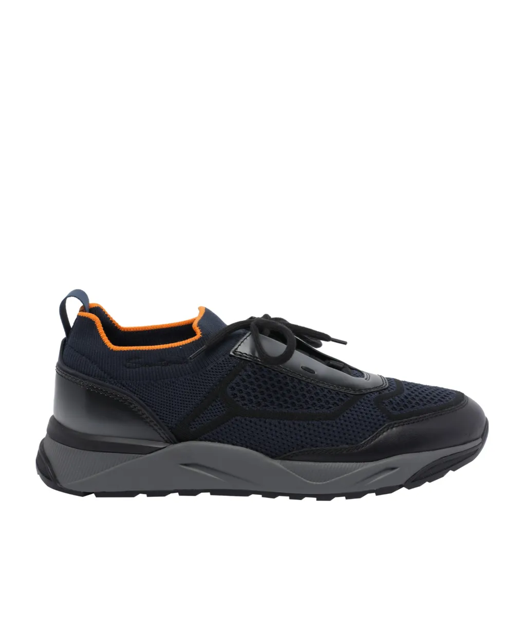 Round Toe Lace-Up Sneakers