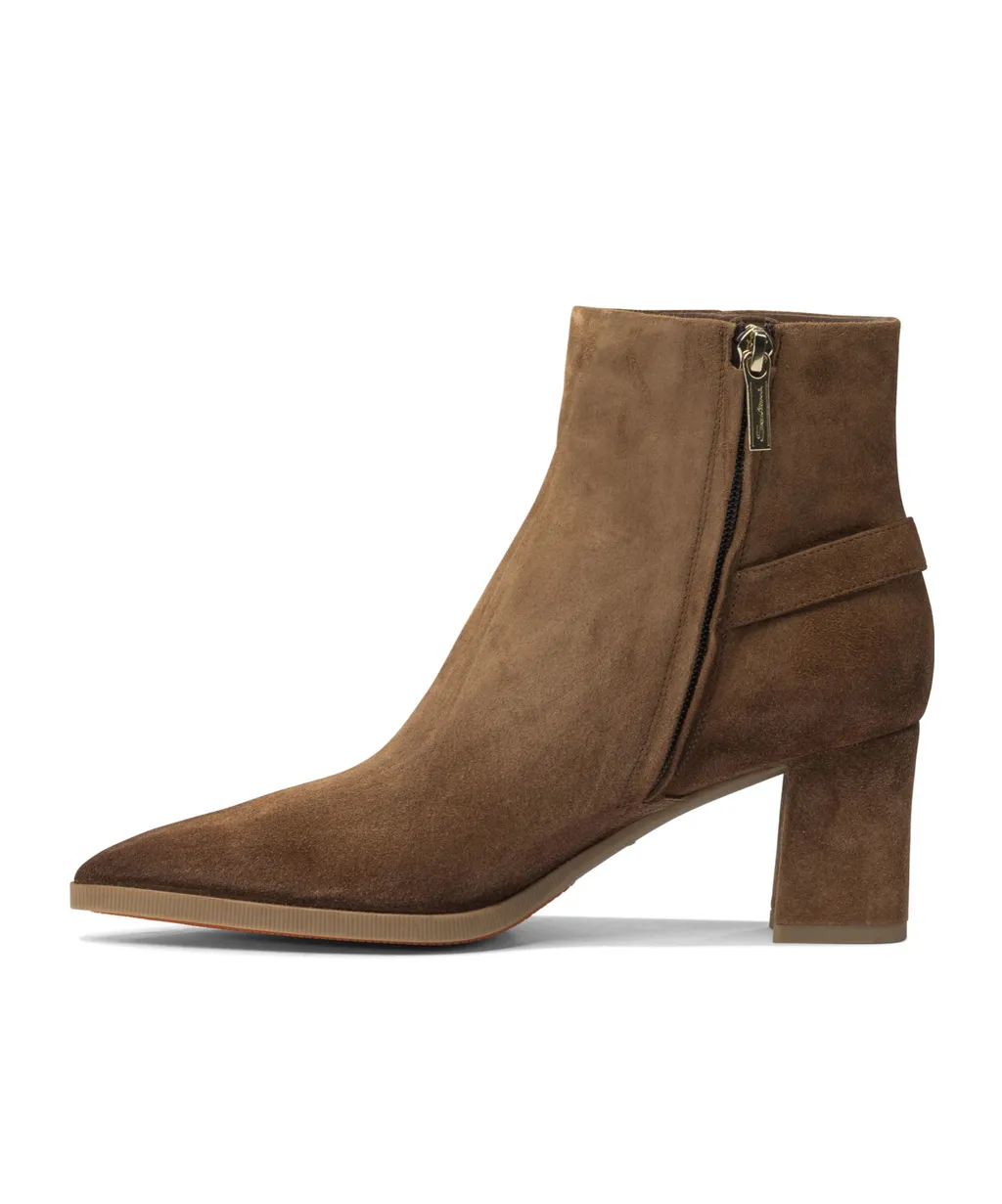 Buckle Detailed Heeled Ankle Boots