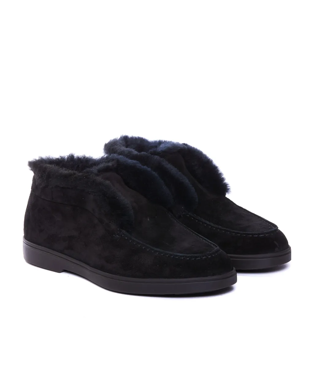Round-Head Short Boots
