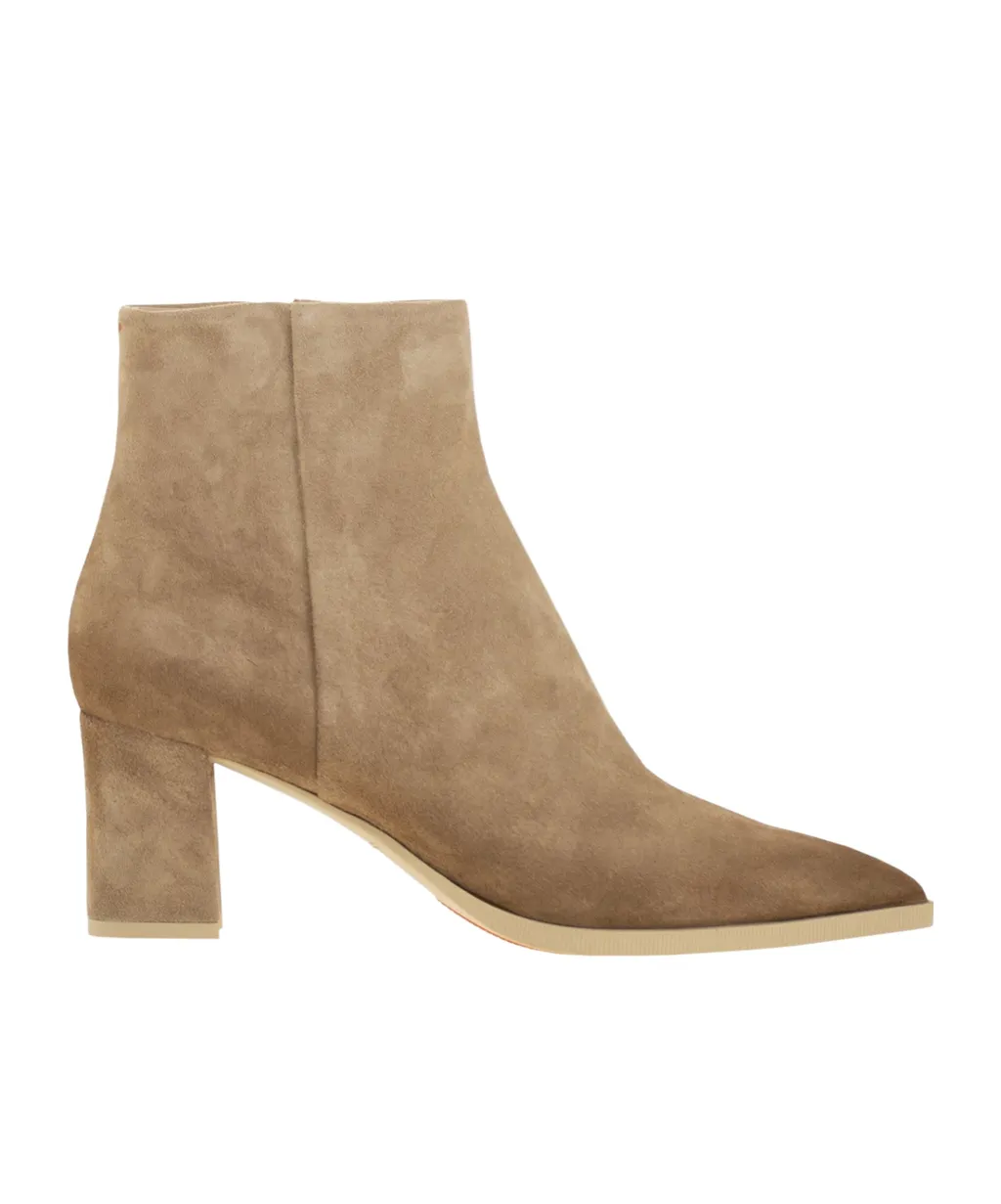 Mid Heel Ankle Boots