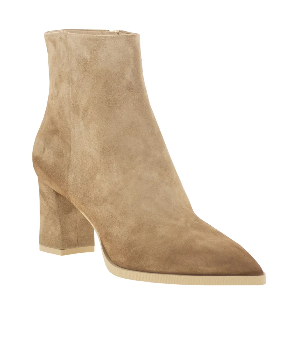 Mid Heel Ankle Boots