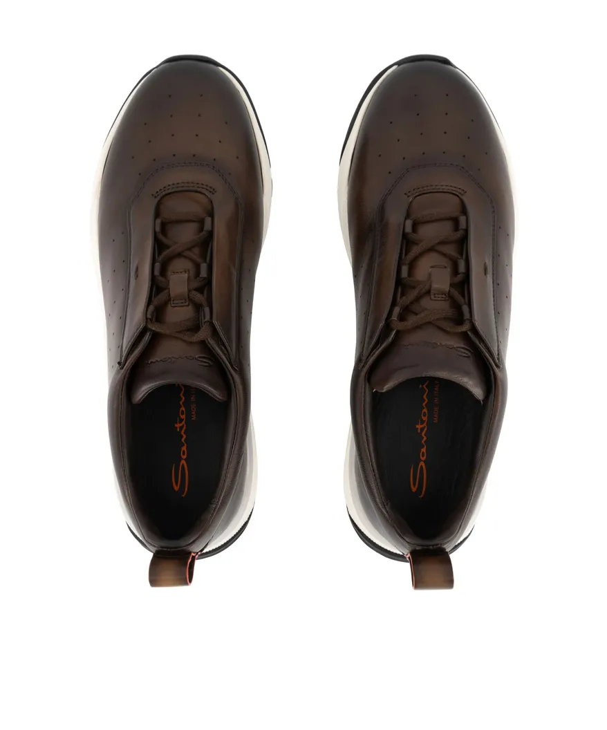 Perforated Low-Top Sneakers