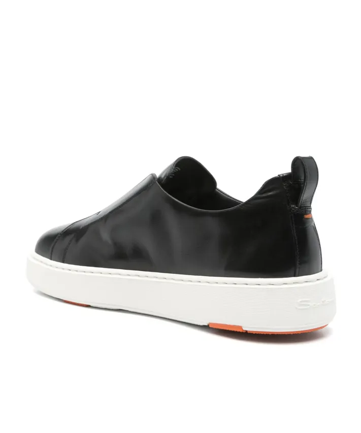 Slip-On Leather Sneakers