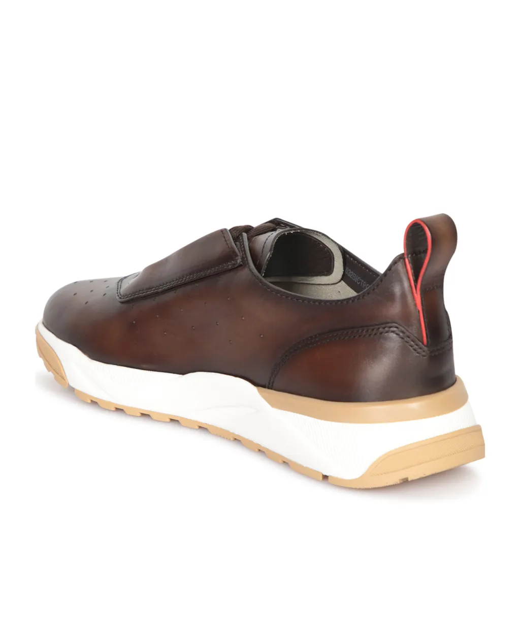 Slip-On Lace-Up Trainers