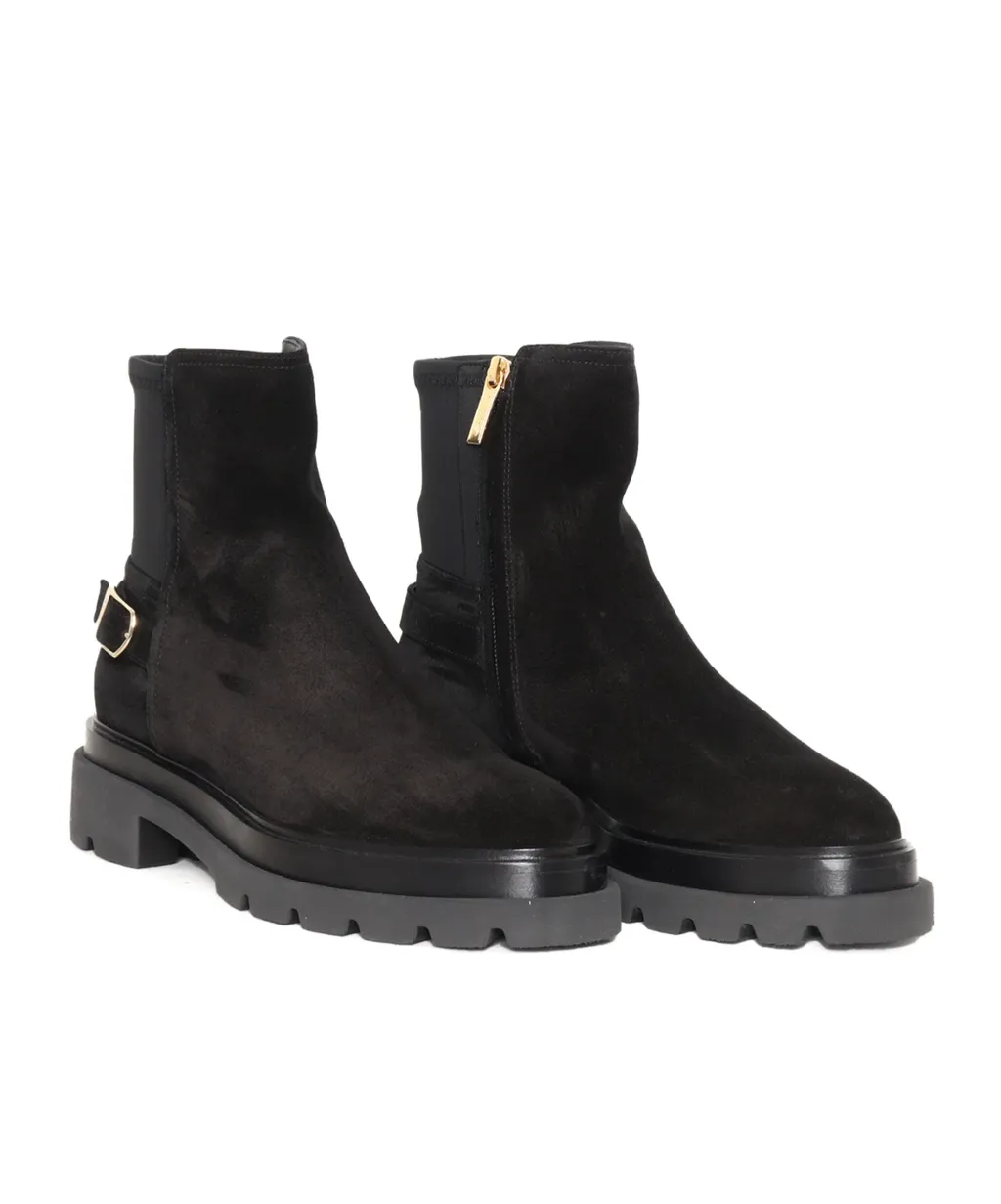 Santoni Buckled Ankle Boots