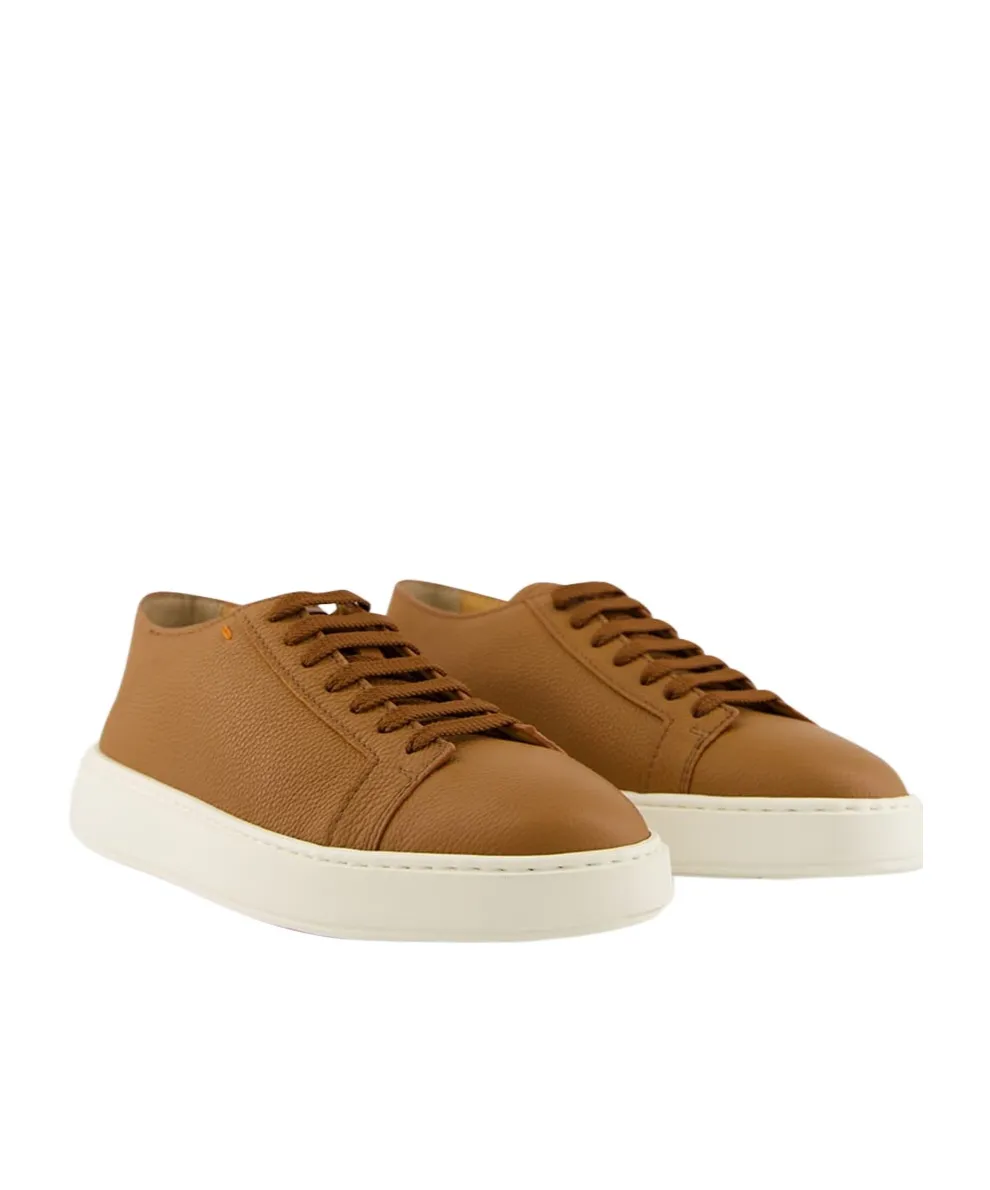 Round Toe Lace-Up Sneakers