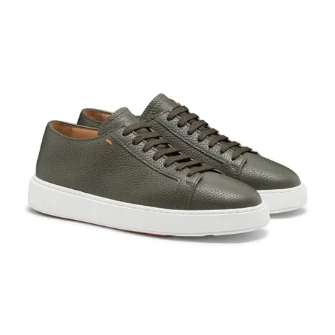 Round Toe Lace-Up Sneakers