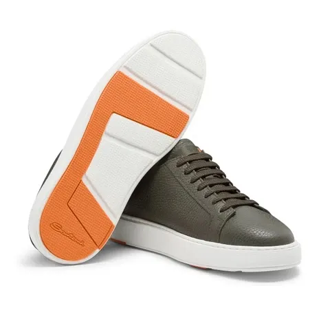 Round Toe Lace-Up Sneakers