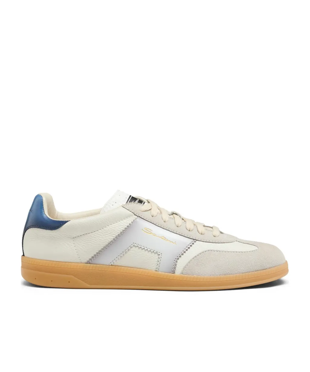 Colourblock Panelled Lace-Up Sneakers