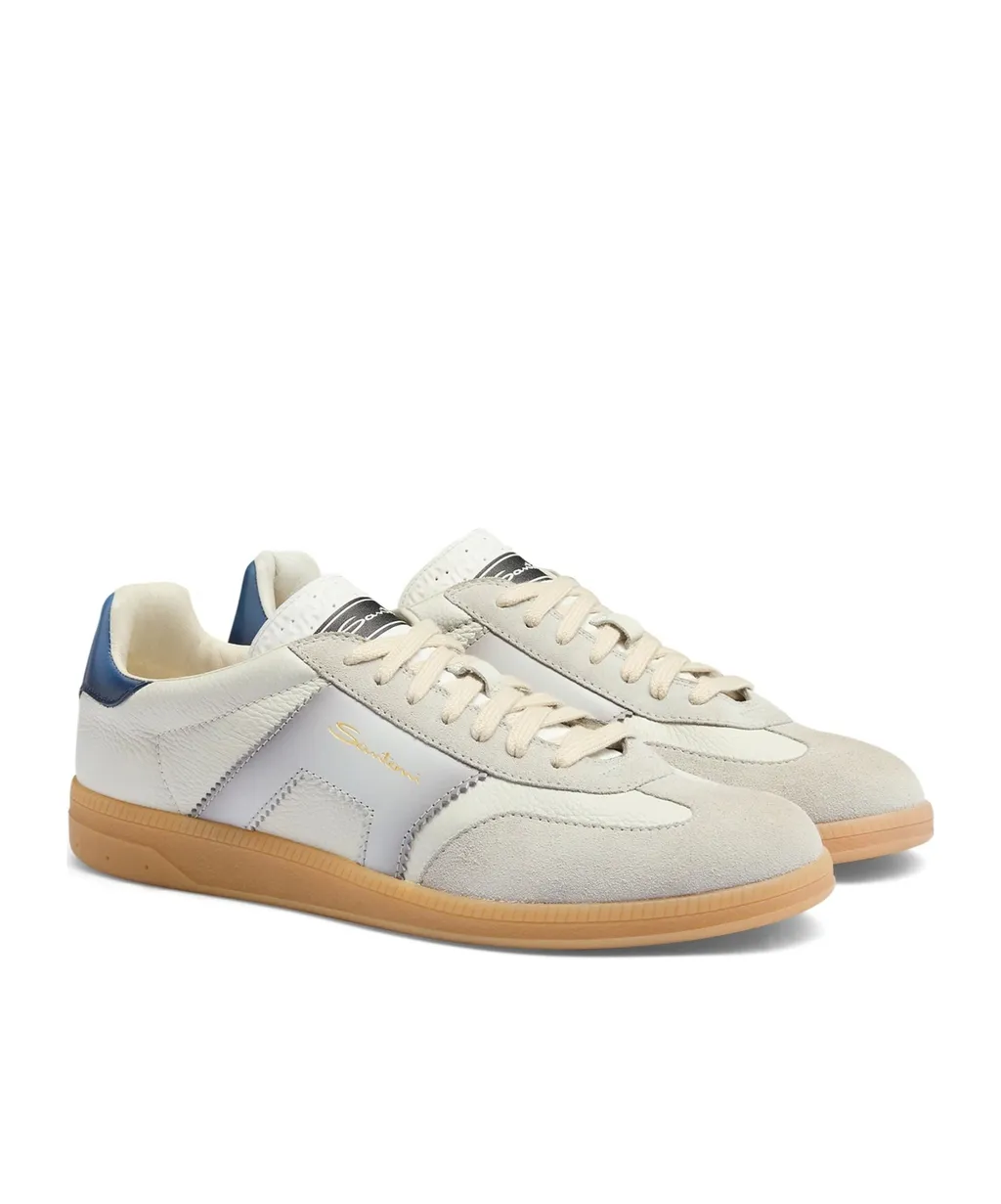 Colourblock Panelled Lace-Up Sneakers