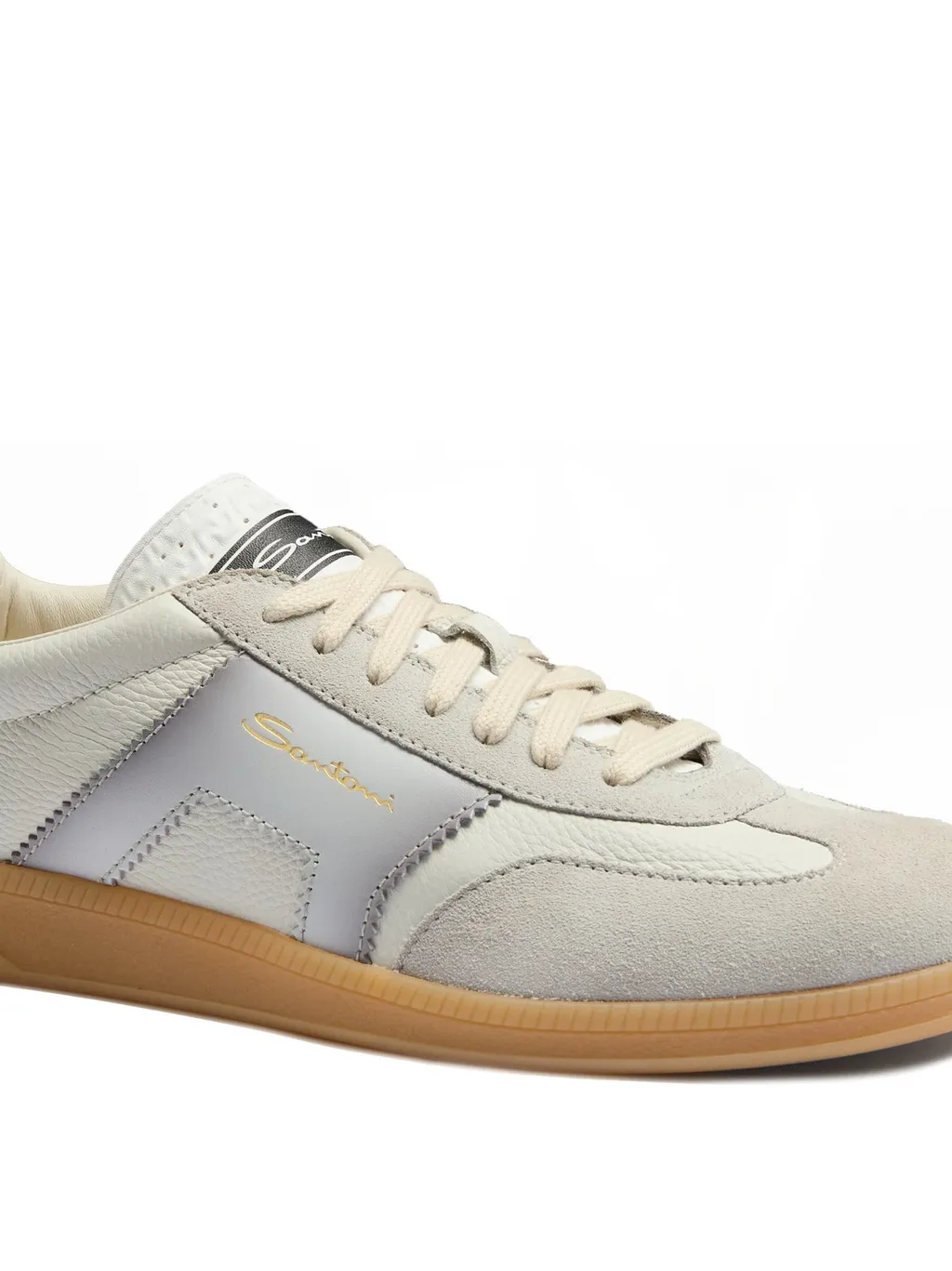 Colourblock Panelled Lace-Up Sneakers