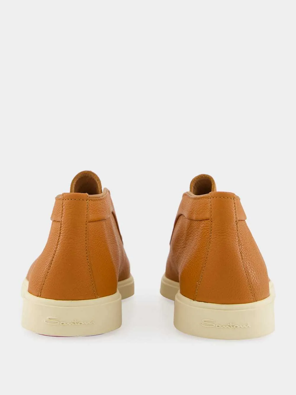 Leather Slip-On Boots