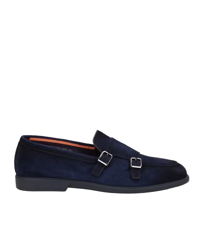 Buckle Detail Wrap Loafers