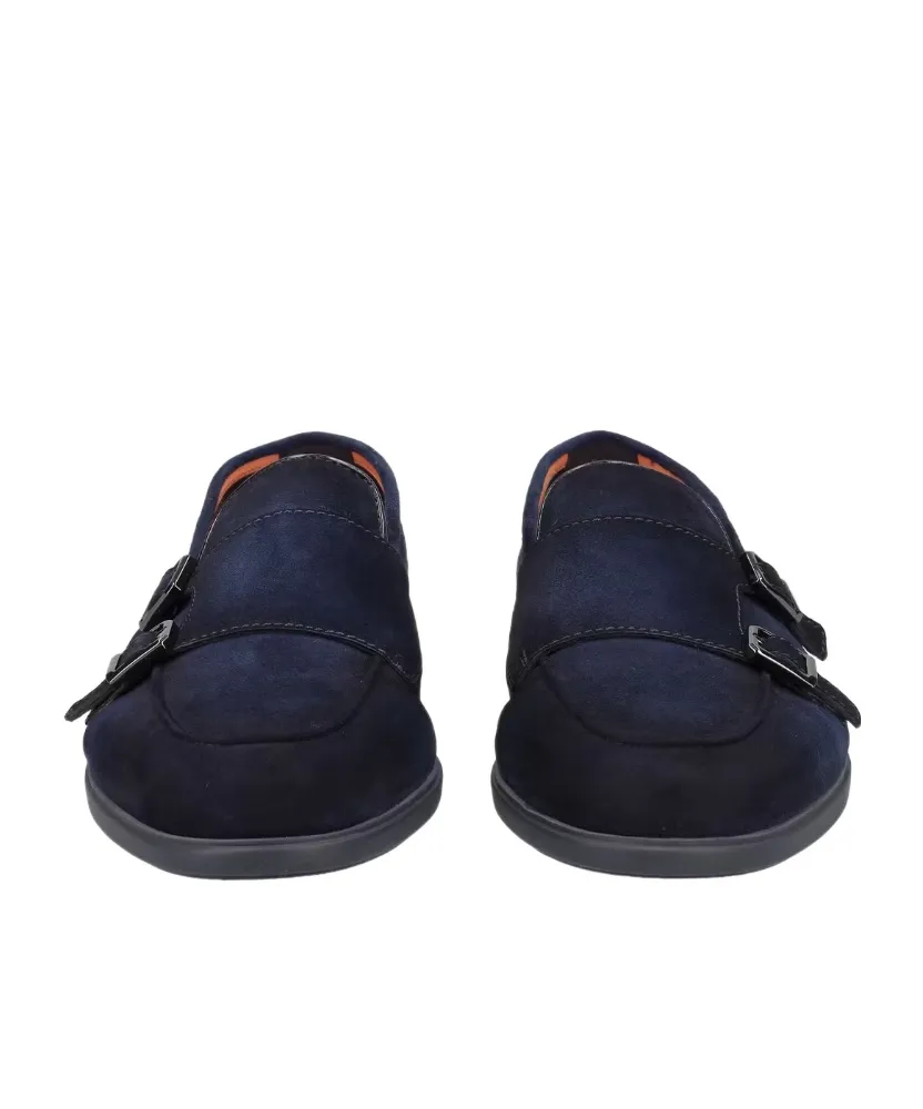 Buckle Detail Wrap Loafers