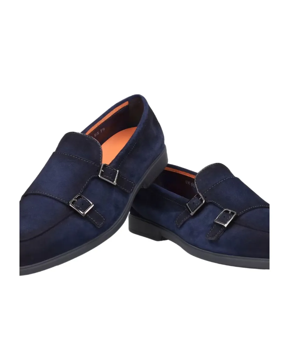 Buckle Detail Wrap Loafers