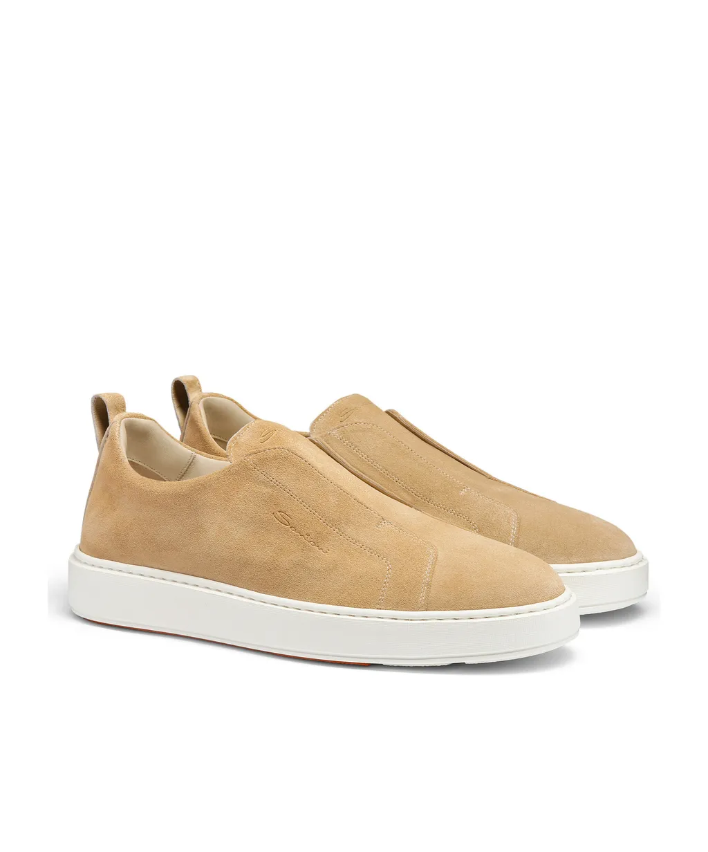 Suede Slip-On Sneakers