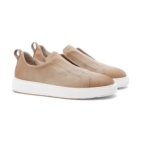 Suede Slip-On Trainers