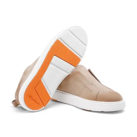 Suede Slip-On Trainers