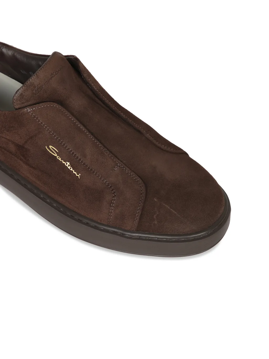 Logo Printed Slip-On Sneakers