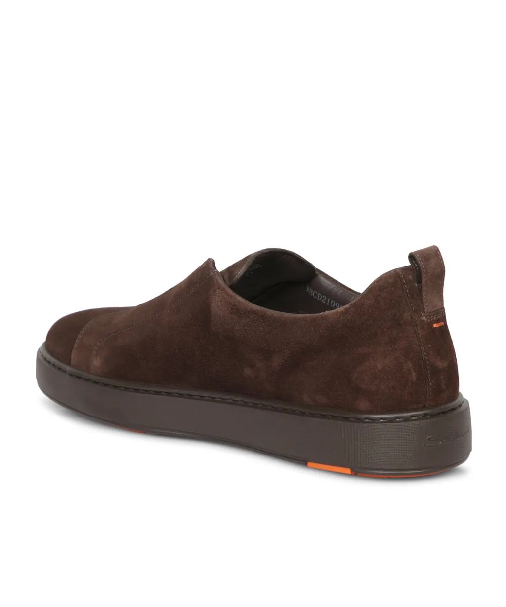Logo Printed Slip-On Sneakers