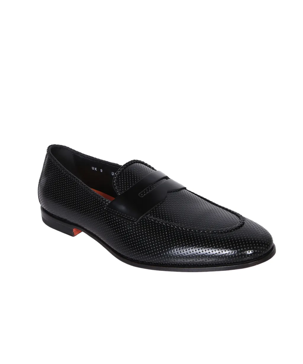 Round-Toe Slip-On Loafers