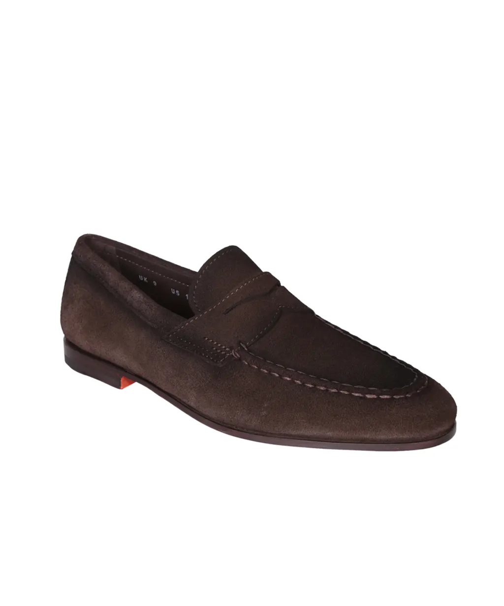 Round Toe Slip-On Loafers