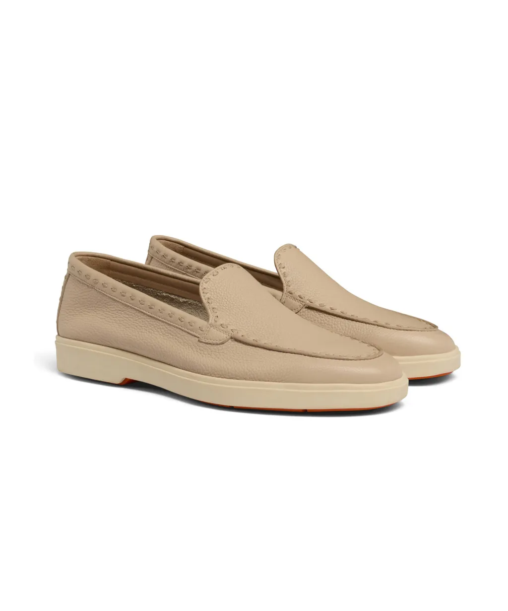 Tumbled Leather Loafer