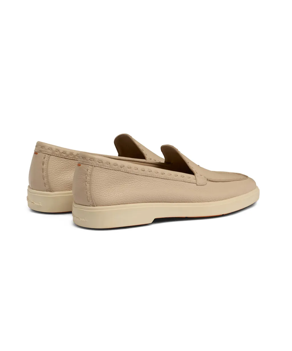 Tumbled Leather Loafer