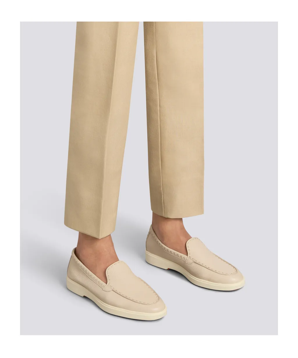 Tumbled Leather Loafer