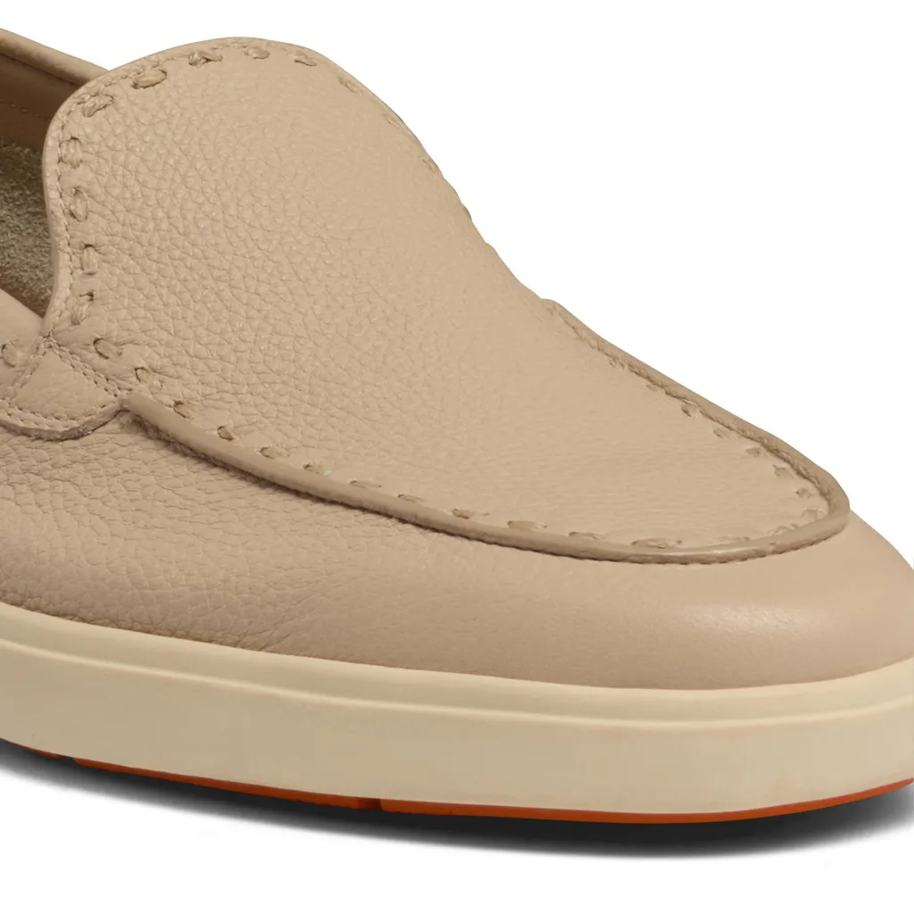Tumbled Leather Loafer