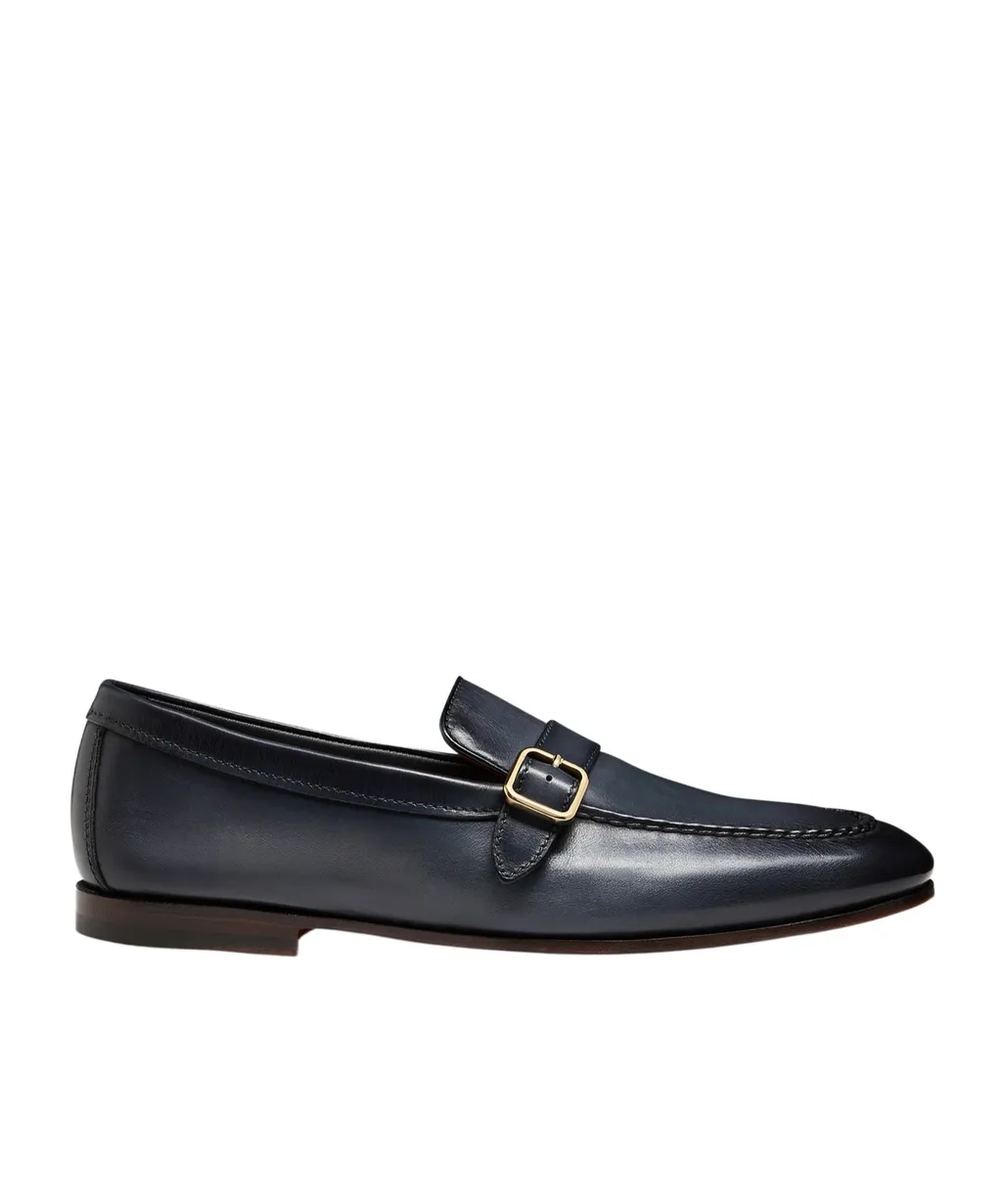 Single-Buckle Loafers