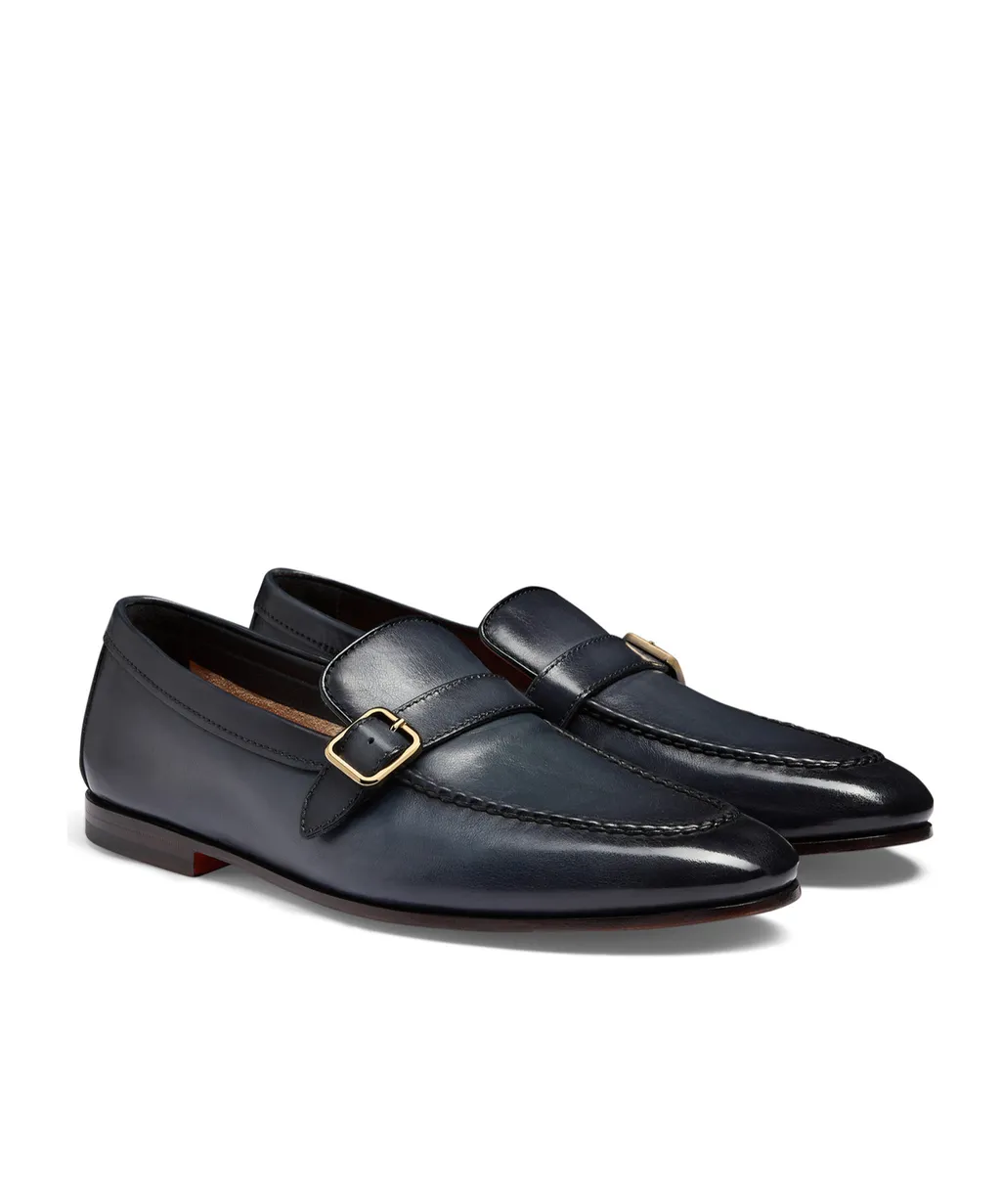 Single-Buckle Loafers