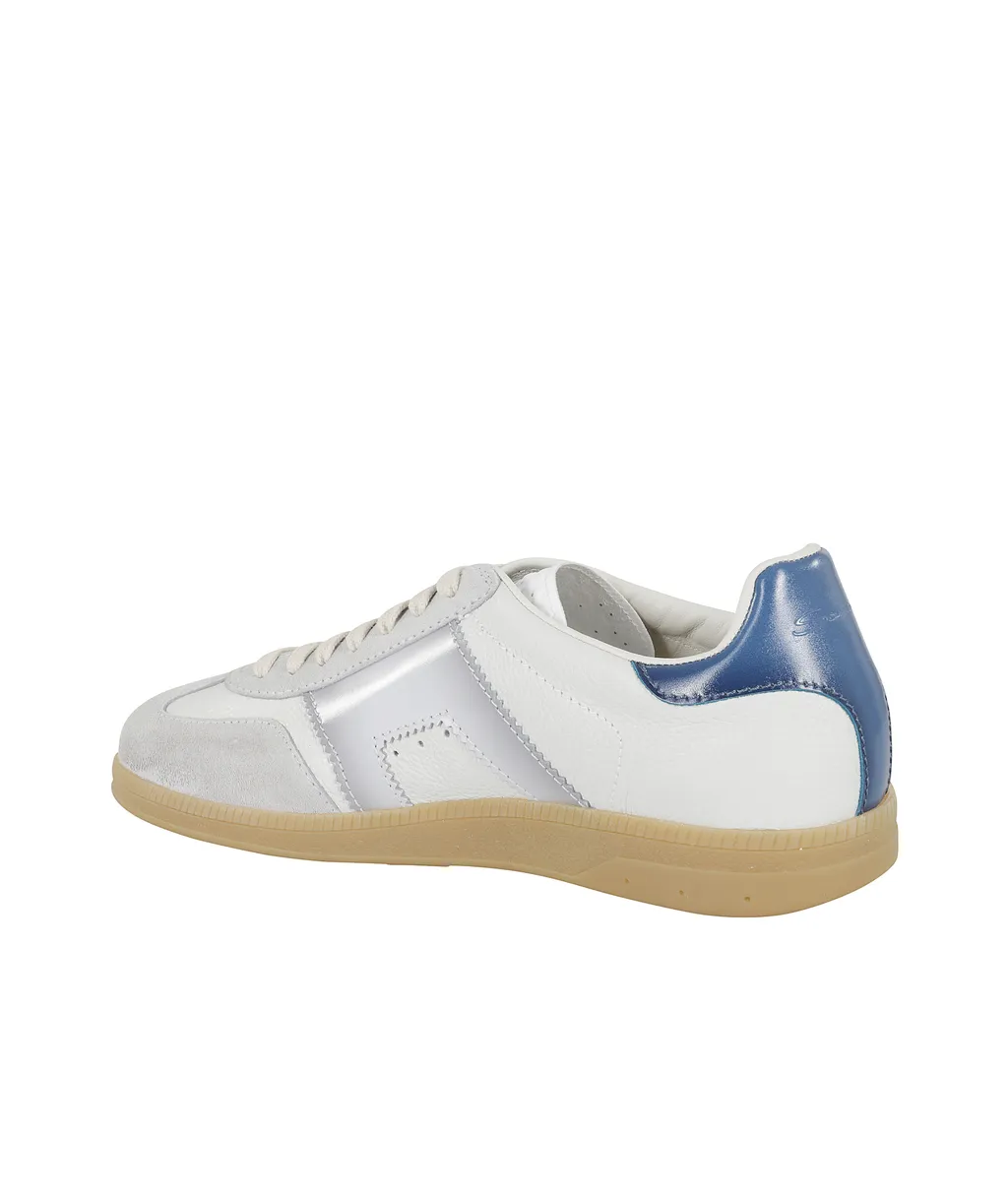 Colourblock Panelled Lace-Up Sneakers