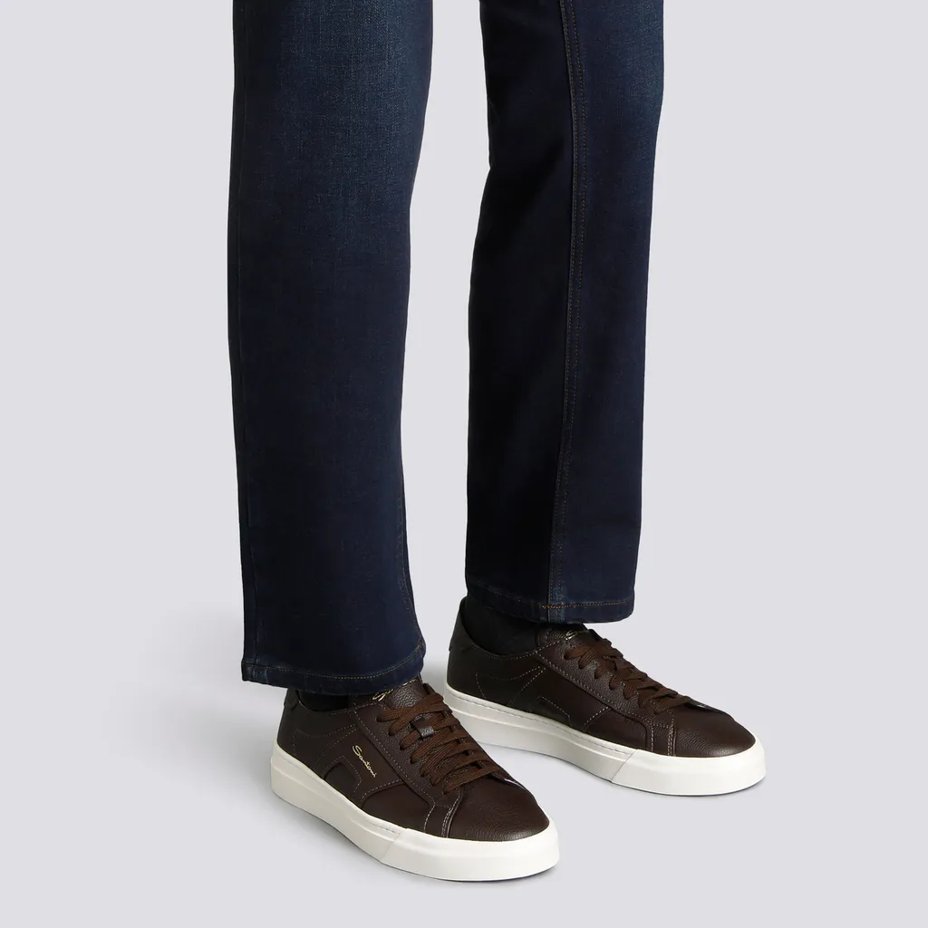 Round Toe Low-Top Sneakers