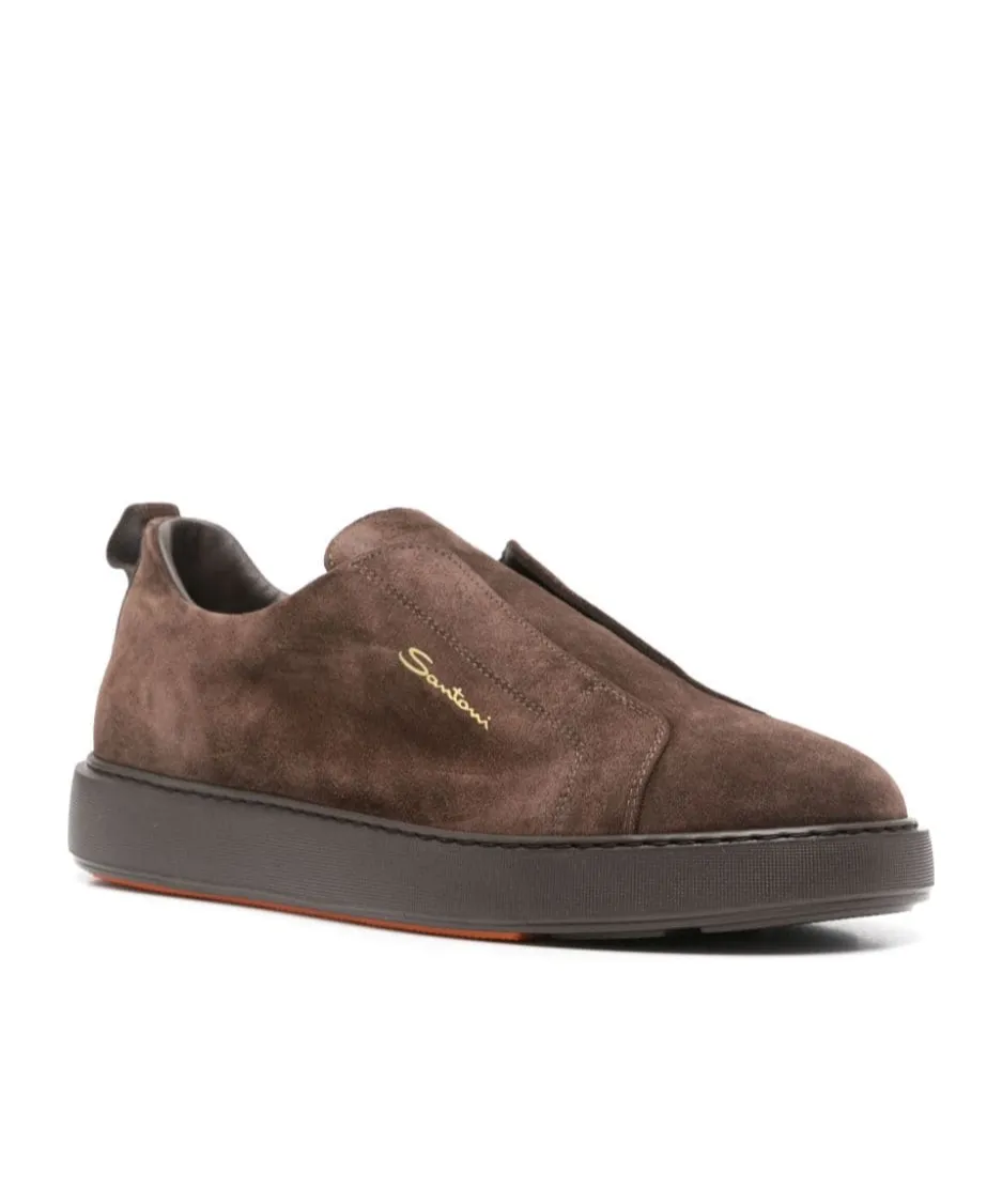 Logo Stamp Slip-On Sneakers