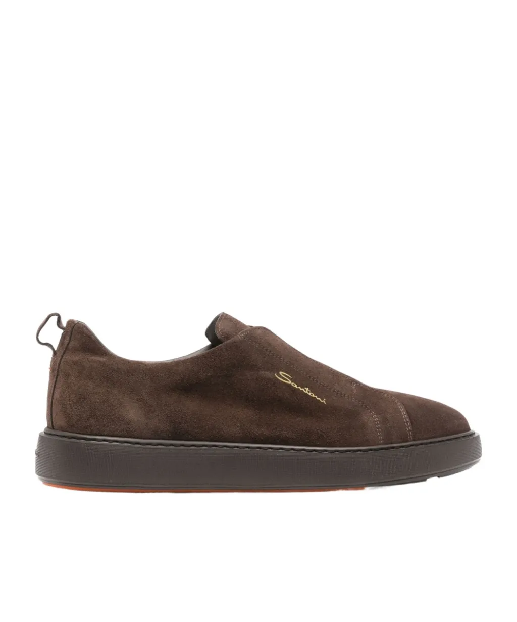 Logo Stamp Slip-On Sneakers