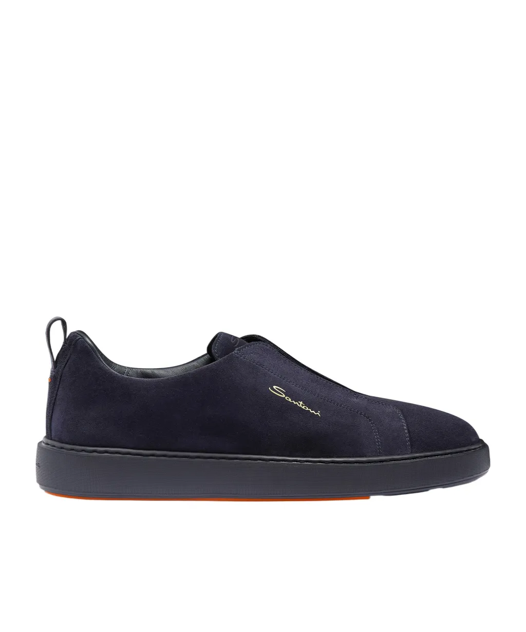 Round-Toe Slip-On Sneakers