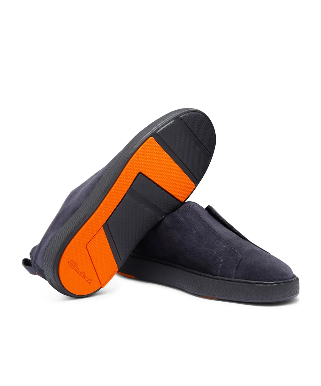 Round-Toe Slip-On Sneakers