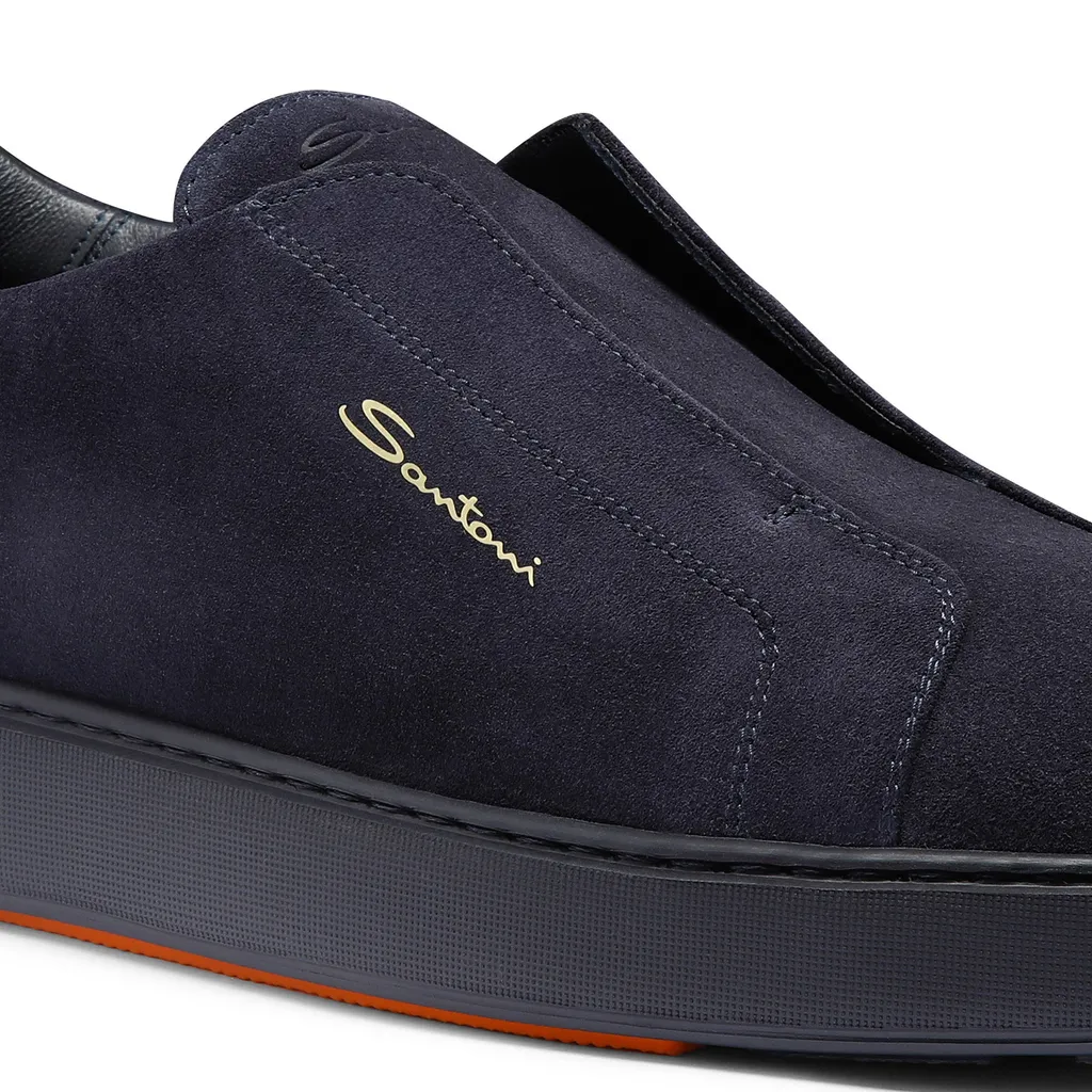 Round-Toe Slip-On Sneakers
