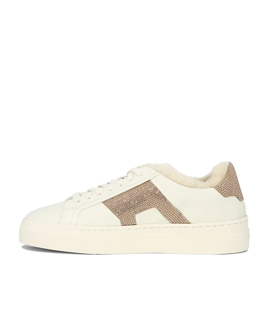 Double Buckle Embellished Sneakers