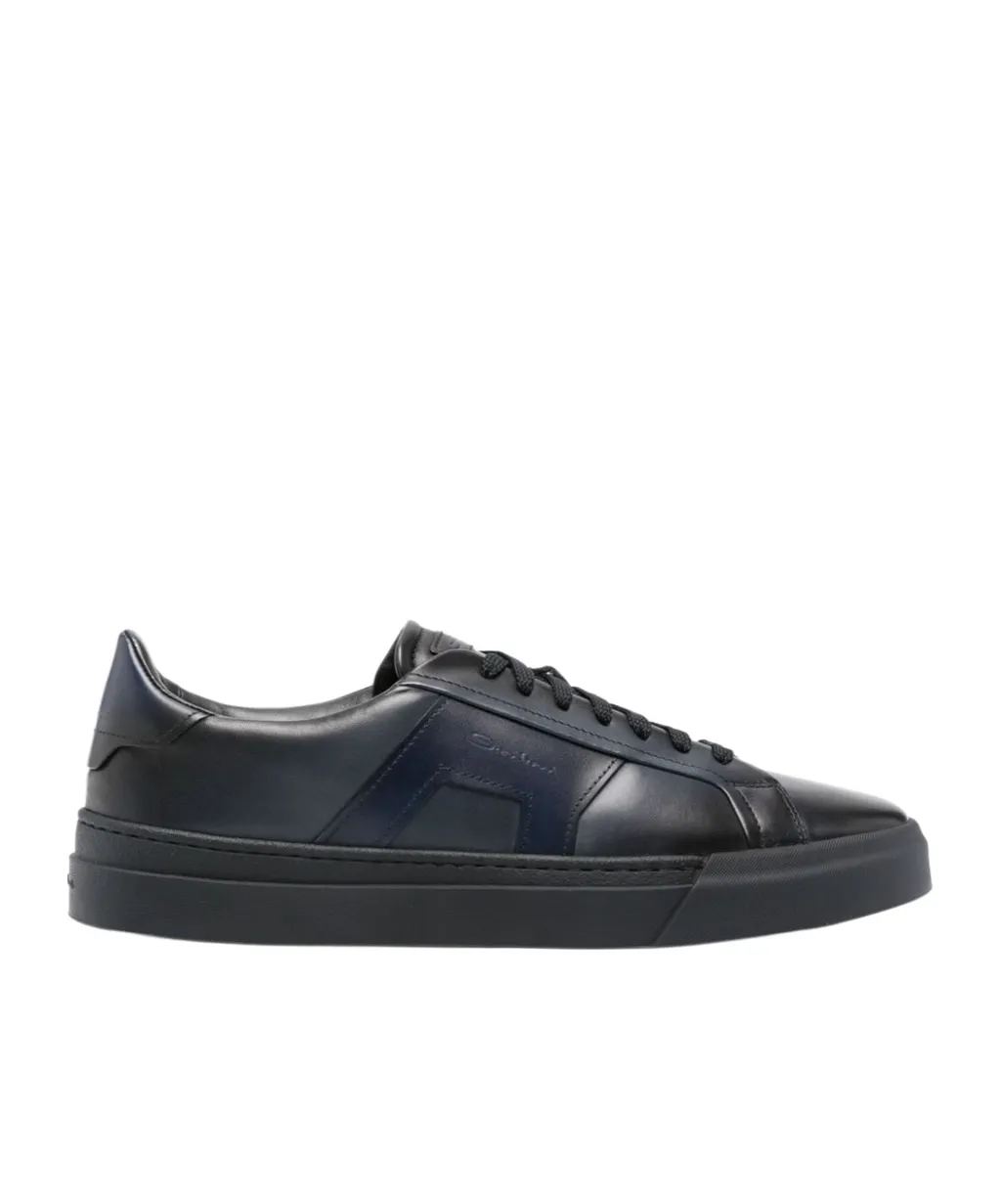 Logo Debossed Almond Toe Sneakers