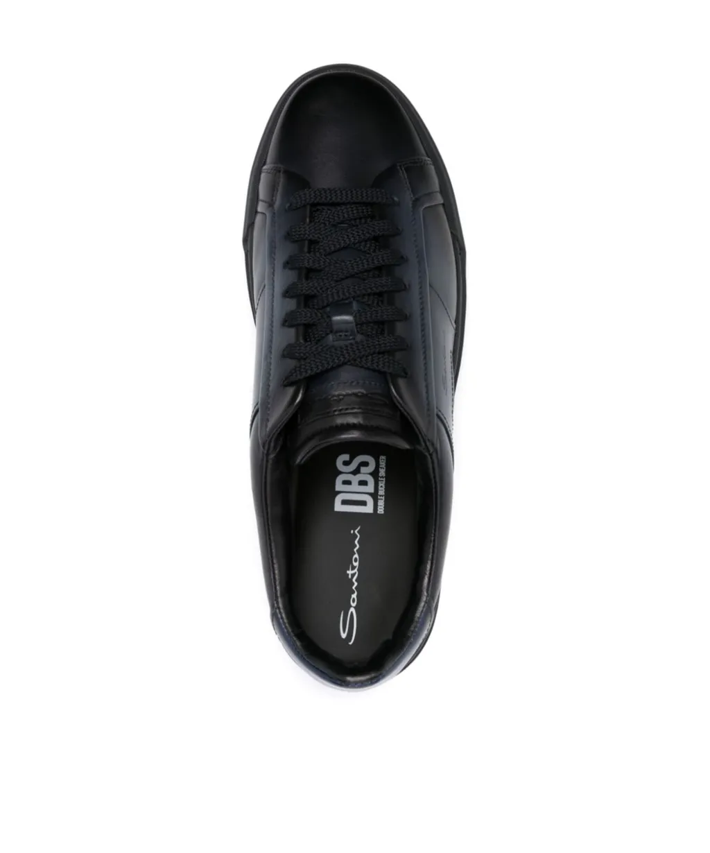 Logo Debossed Almond Toe Sneakers