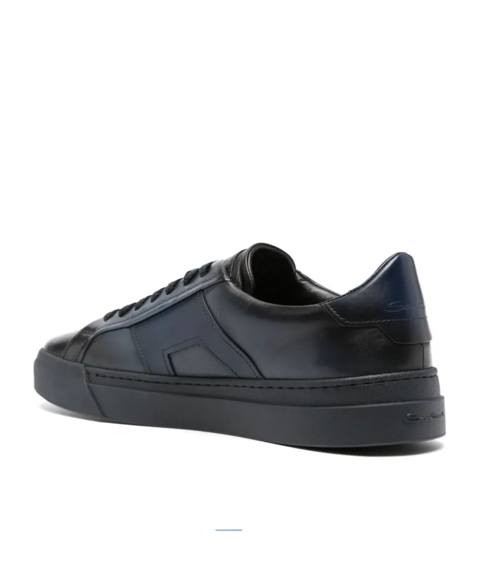 Logo Debossed Almond Toe Sneakers
