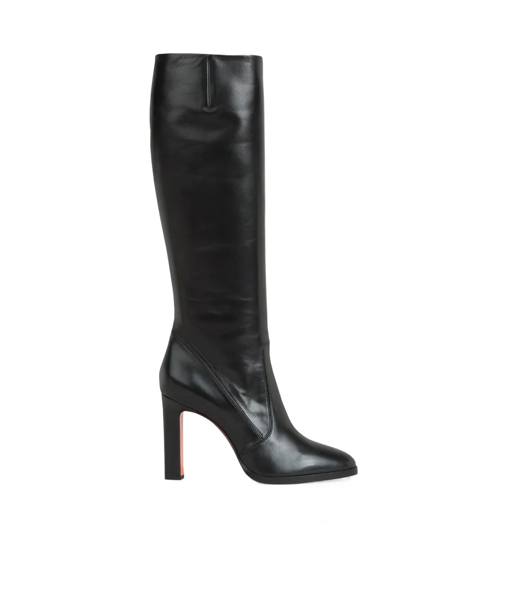 100Mm Leather Boots