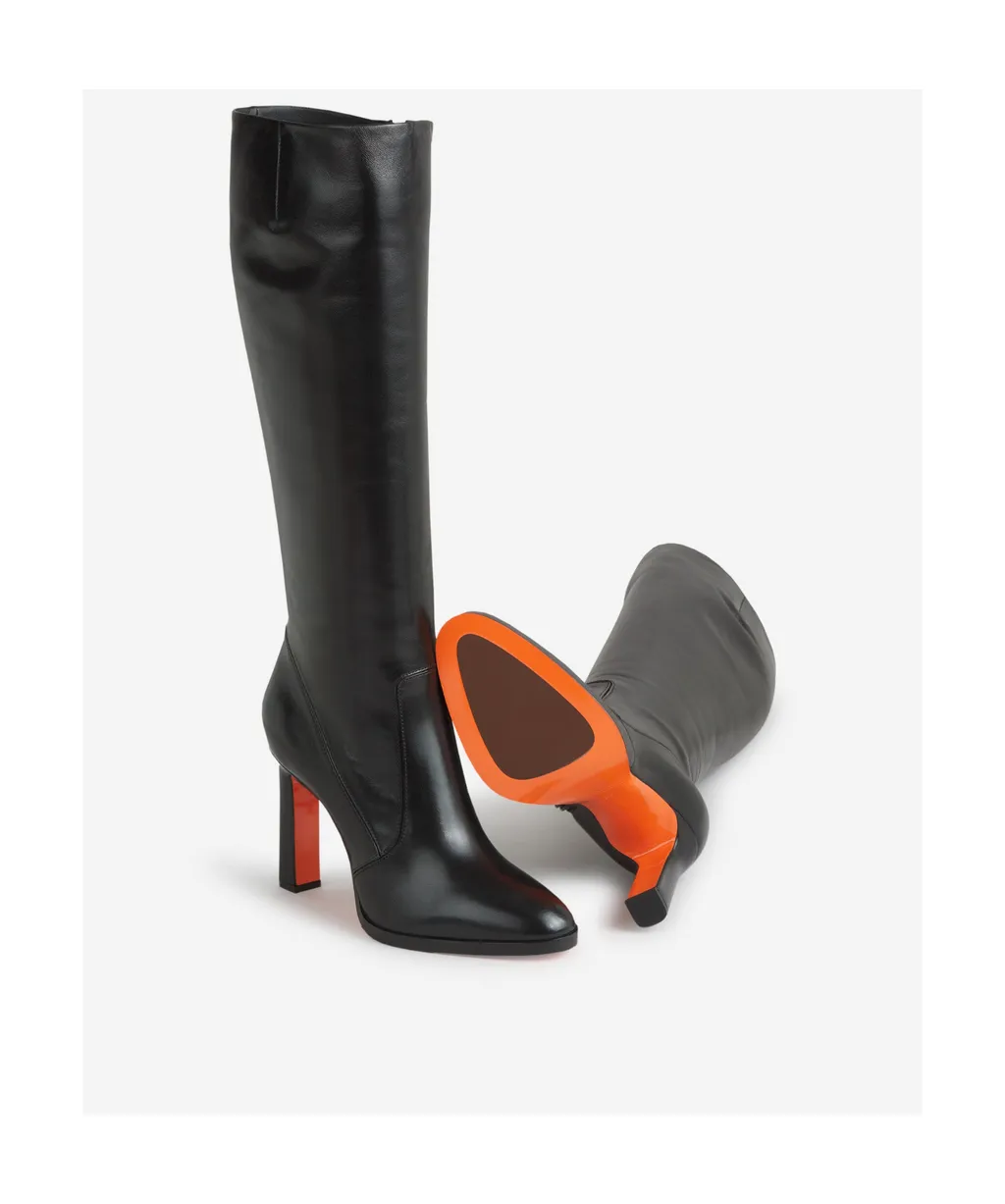 100Mm Leather Boots