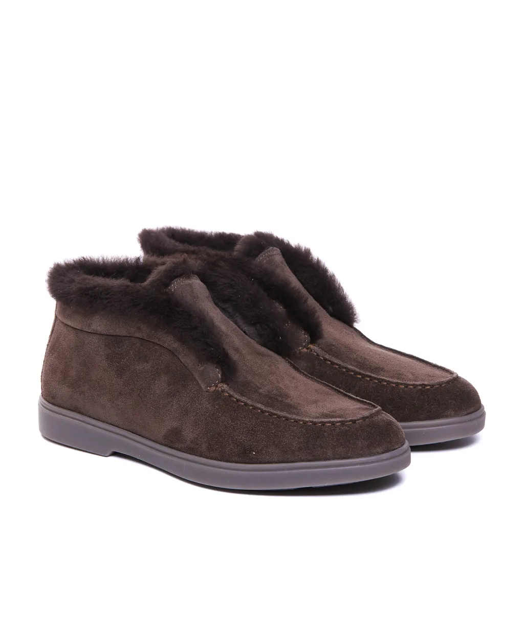 Round-Head Short Boots